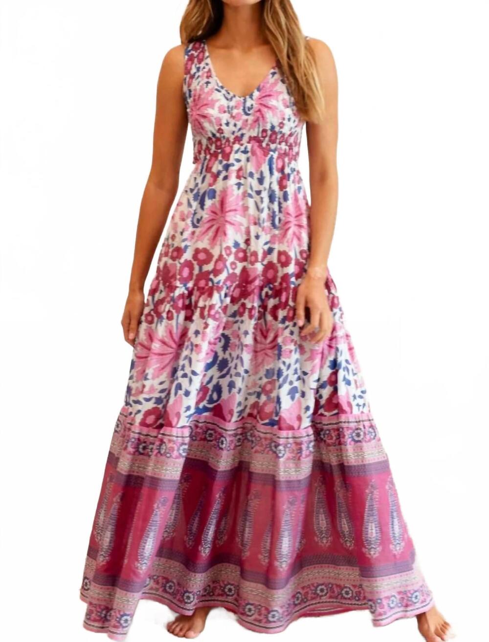 NEW MILLE carolina maxi dress in fiji
